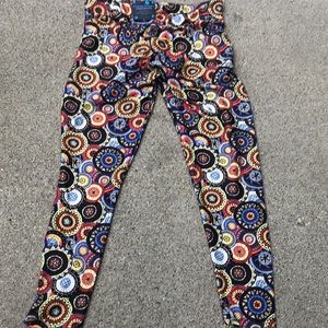 NWT leggings colorful circles one size see measurements